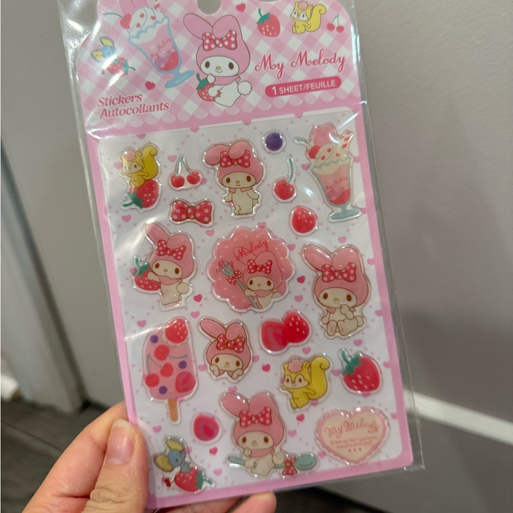 My Melody Sticker Sheet